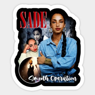 Vintage Sade Adu 80s 90s Style Sticker